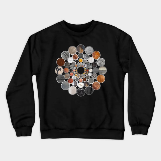 Rustic Geometry II Mandala Crewneck Sweatshirt by LittleBean